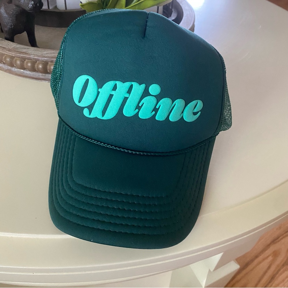 Green Offline Trucker Hat